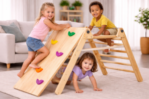 Qual idade ideal para começar com triangulo pikler?