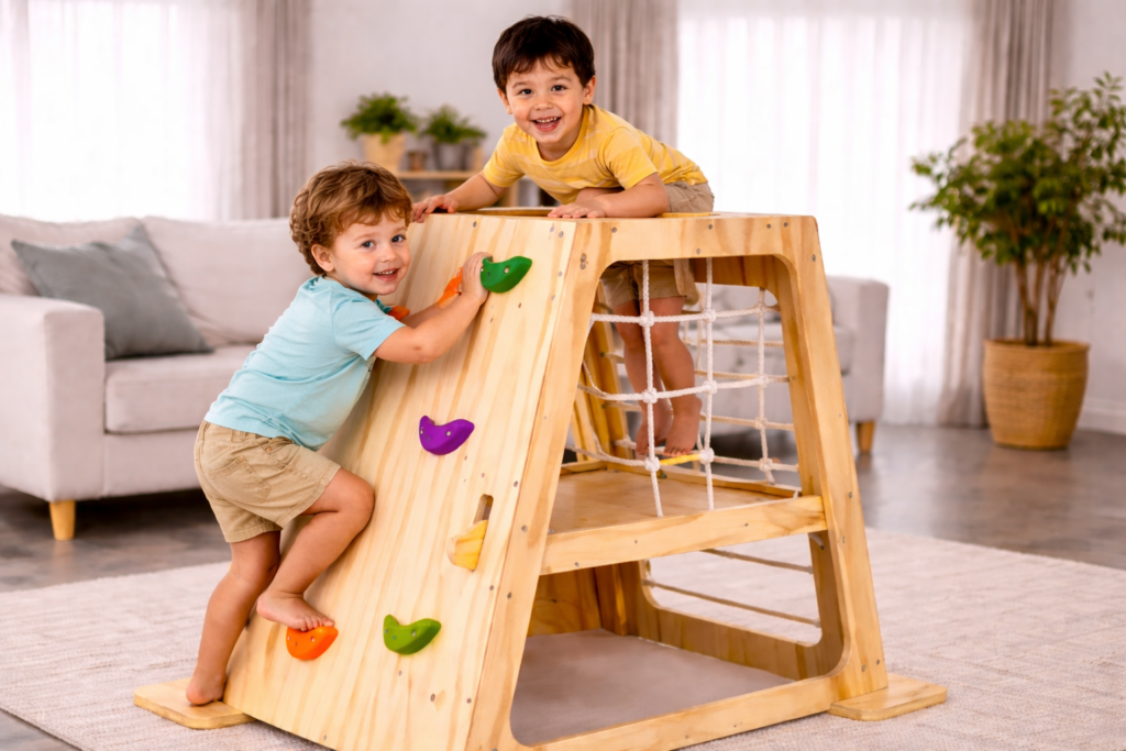 Mini playground infantil madeira: vale a pena para ambientes pequenos?