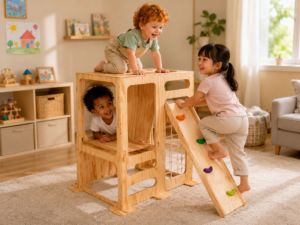 Playground montessori: o que observar antes de comprar para usar dentro de casa?